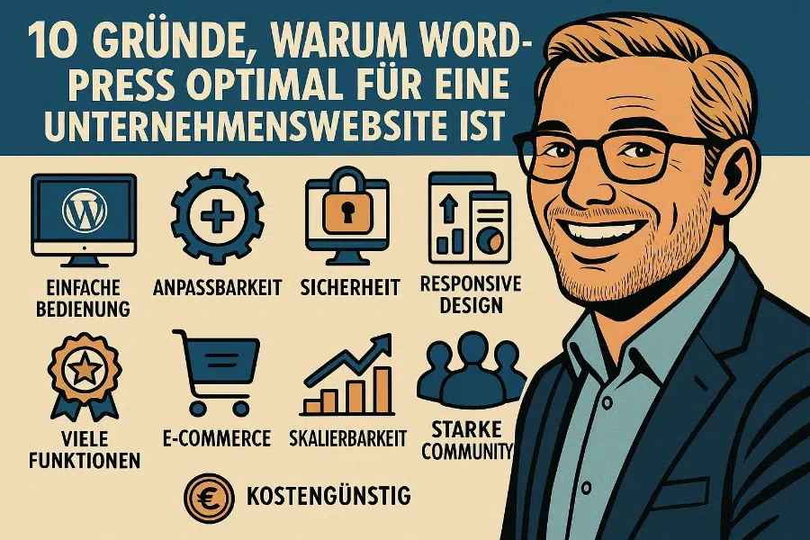 10 Argumente für WordPress Firmenseite
