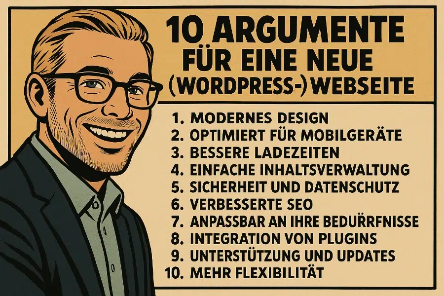 10 Argumente für eine neue WordPress Webseite Blog-von OnlineMarketing Beratung und Webseiten München