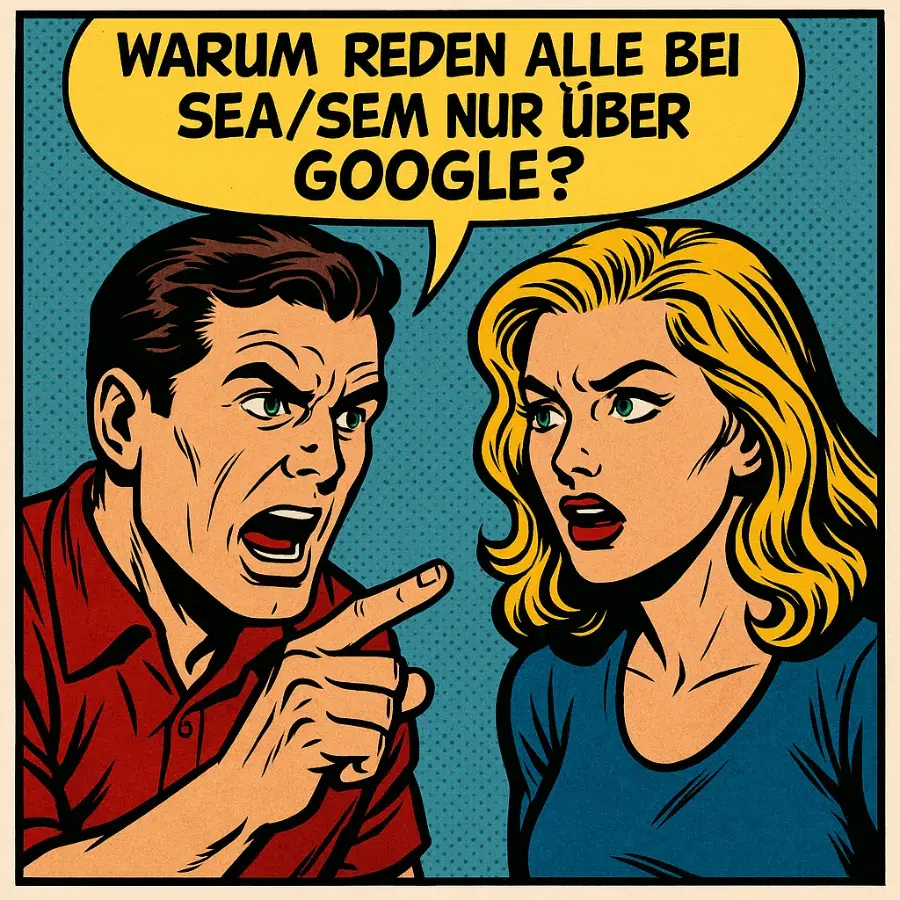 Google Ads – Warum reden alle bei SEA/SEM nur über Google? - ganzVORNE München