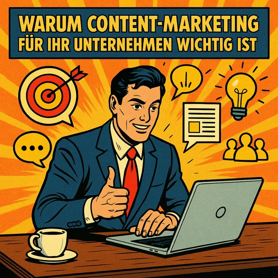 Content Marketing Strategie für Unternehmen ganzVORNE München Online Marketing