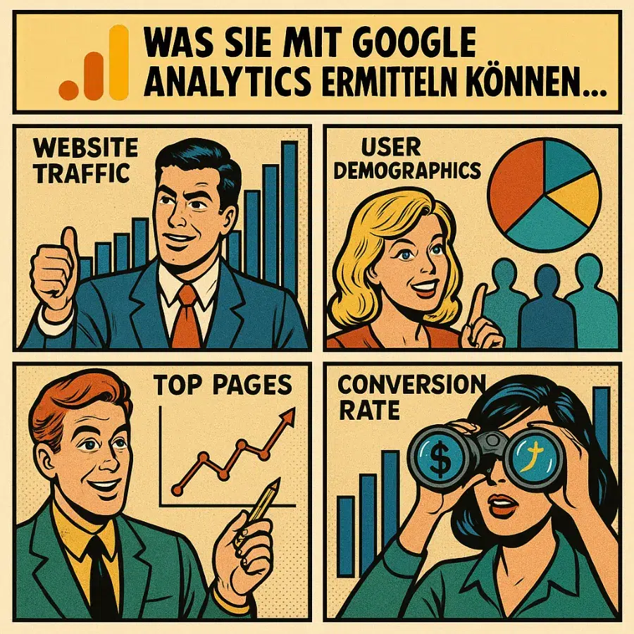 Google Analytics für die Erfolgsmessung - ganzVORNE München Online Marketing