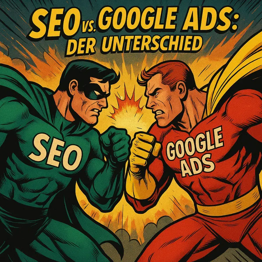Suchmaschinenoptimierung München - Unterschied SEO vs. Google Ads