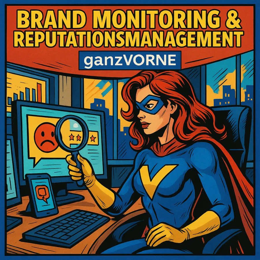 Brand Monitoring mit ganzVORNE München Online Marketing