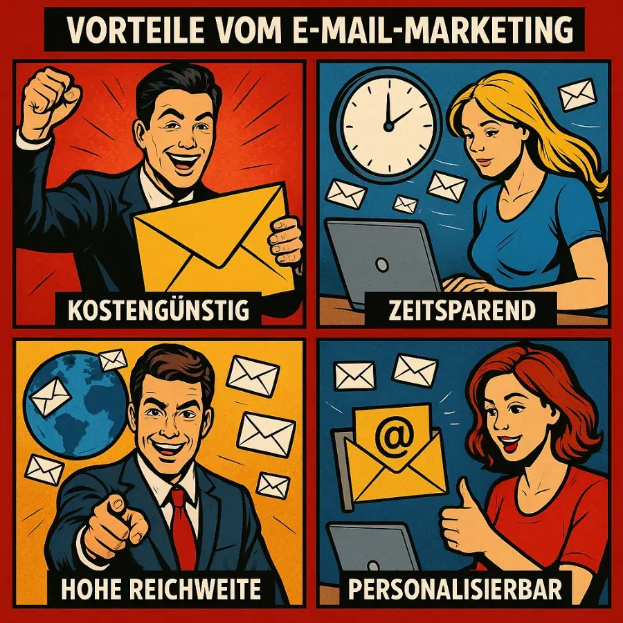 Vorteile E-Mail Marketing für Unternehmen ganzVORNE München