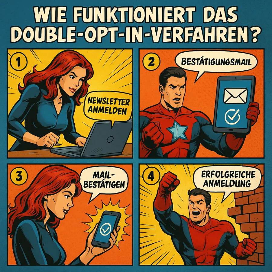 Double-Opt-In-Verfahren E-Mail Marketing für Unternehmen ganzVORNE München